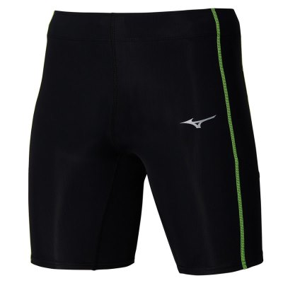 Mallas Mizuno Impulse Core Mid Hombre Negros / Verdes Claro - Chile M350MPLVRS